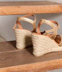 Femme Mellow Yellow Espadrilles-Sandales compensées dées Ellaria