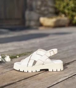 Femme Mellow Yellow Sandales-Sandales écrues Malo