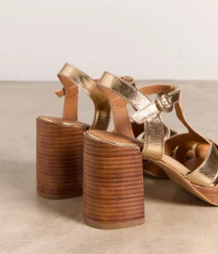 Femme Mellow Yellow Sandales-Sandales cuir dé Rima