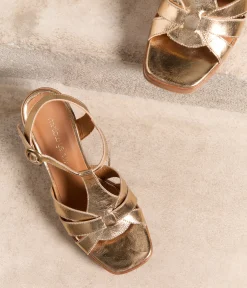 Femme Mellow Yellow Sandales-Sandales cuir dé Rima