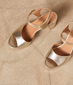 Femme Mellow Yellow Sandales-Sandales cuir dé Sergia