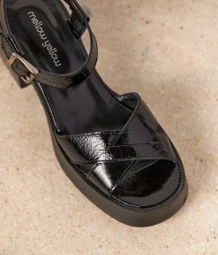 Femme Mellow Yellow Sandales-Sandales cuir Cindy