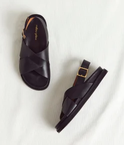 Femme Mellow Yellow Sandales-Sandales en cuir Héloise