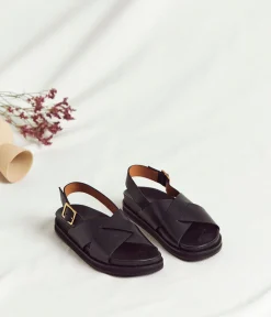 Femme Mellow Yellow Sandales-Sandales en cuir Héloise