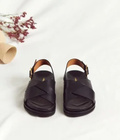 Femme Mellow Yellow Sandales-Sandales en cuir Héloise