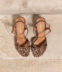 Femme Mellow Yellow Sandales-Sandales léopard Emanuela