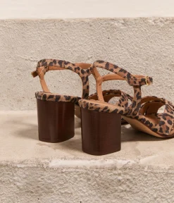 Femme Mellow Yellow Sandales-Sandales léopard Emanuela