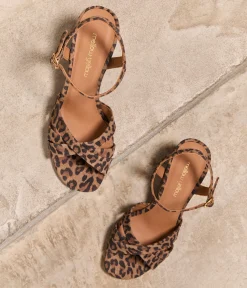 Femme Mellow Yellow Sandales-Sandales léopard Emanuela