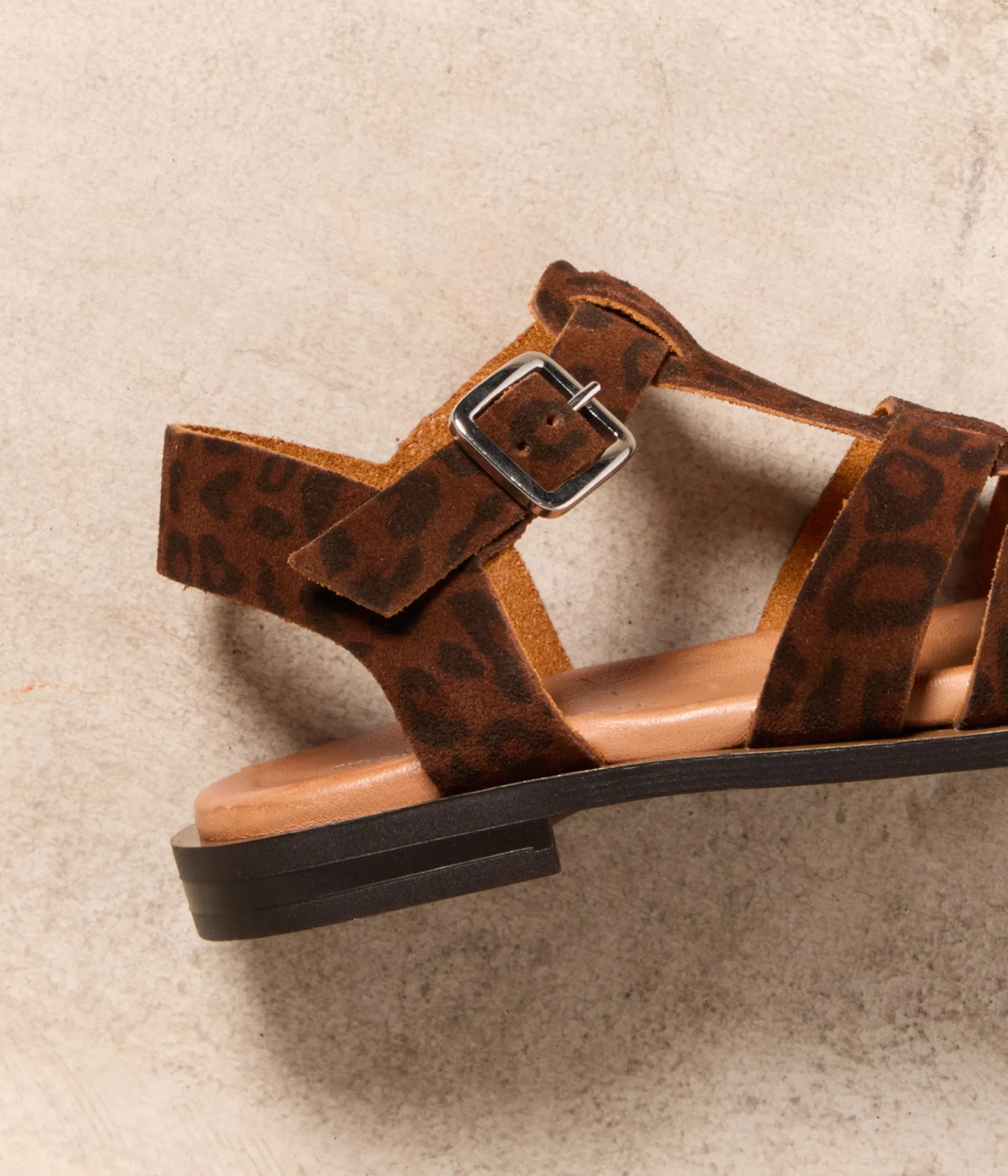 Femme Mellow Yellow Sandales-Sandales léopard Isadora