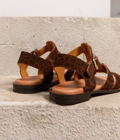 Femme Mellow Yellow Sandales-Sandales léopard Isadora