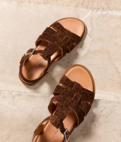 Femme Mellow Yellow Sandales-Sandales léopard Isadora