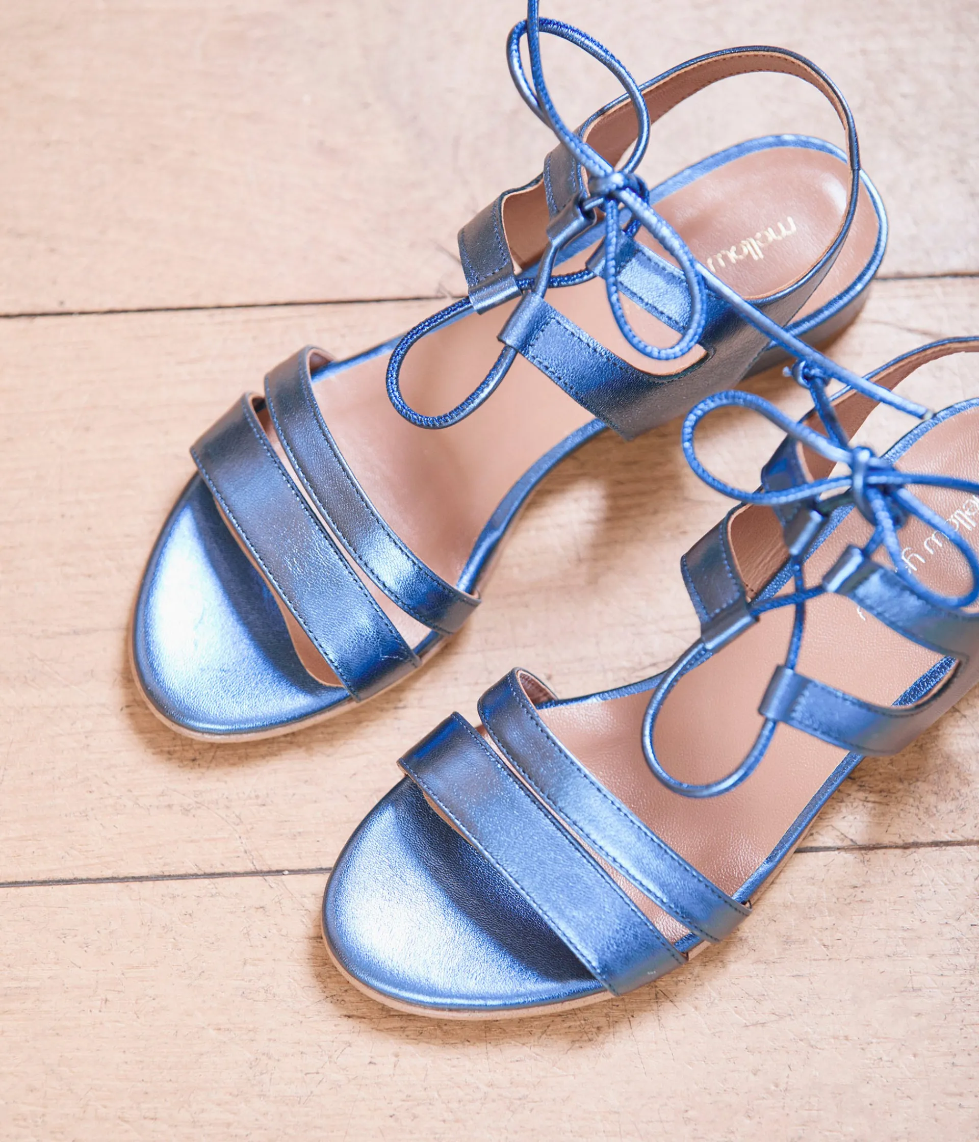 Femme Mellow Yellow Sandales-Sandales métallisées Rachel