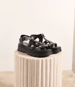 Femme Mellow Yellow Sandales, Mules-Sandales es cloutées Precy