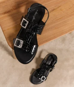 Femme Mellow Yellow Sandales-Sandales es croco Nikki