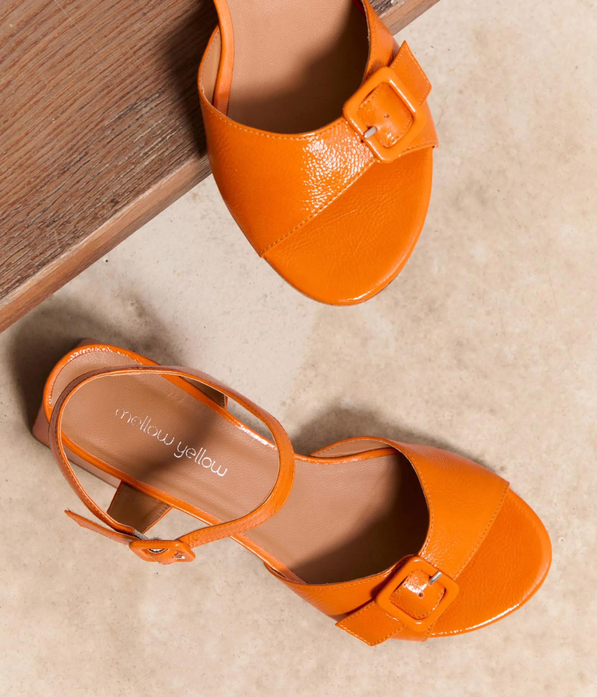 Femme Mellow Yellow Sandales-Sandales vernies Maggy