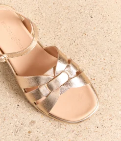 Femme Mellow Yellow Sandales-Sandales plates dées Velina