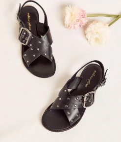 Femme Mellow Yellow Sandales-Sandales plates Holly