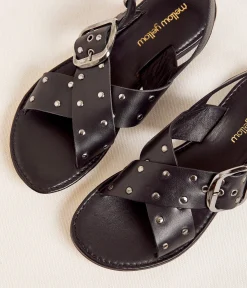 Femme Mellow Yellow Sandales-Sandales plates Holly