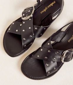 Femme Mellow Yellow Sandales-Sandales plates Holly