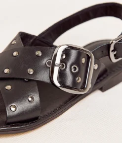 Femme Mellow Yellow Sandales-Sandales plates Holly