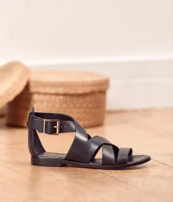 Femme Mellow Yellow Sandales-Sandales plates Olympe