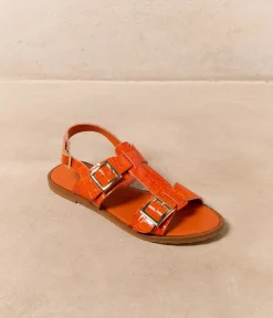 Femme Mellow Yellow Sandales-Sandales plates Nikki