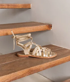 Femme Mellow Yellow Sandales-Sandales spartiates dées Golda