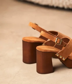 Femme Mellow Yellow Sandales-Sandales talon bois Sabine