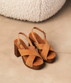 Femme Mellow Yellow Sandales-Sandales talon bois Sabine