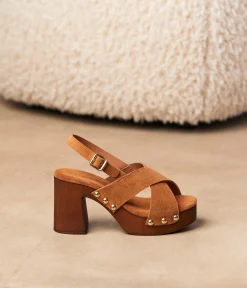 Femme Mellow Yellow Sandales-Sandales talon bois Sabine