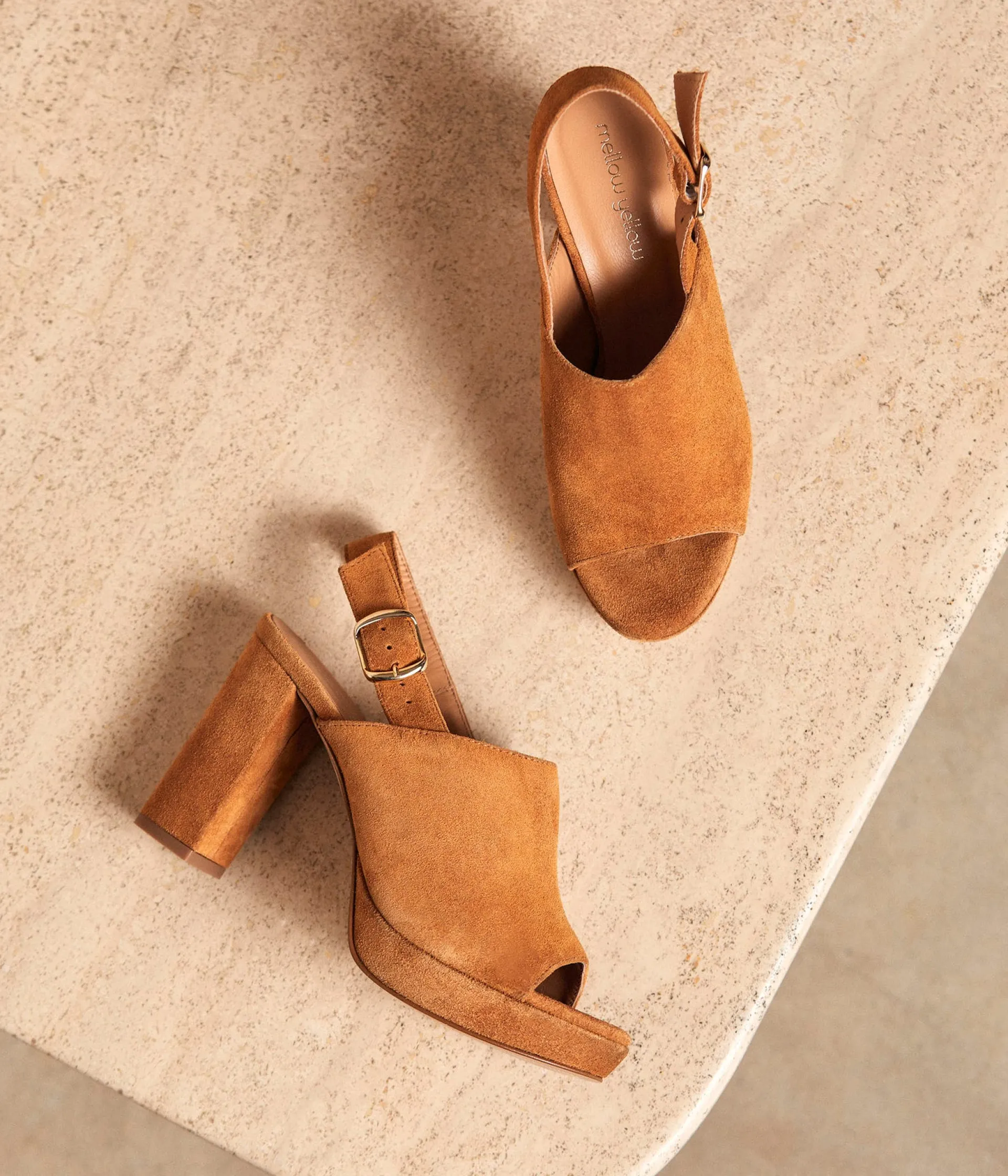 Femme Mellow Yellow Sandales-Sandales talon Sharon