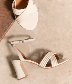 Femme Mellow Yellow Sandales-Sandales talon écrues Luisa