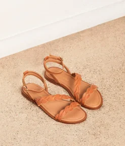 Femme Mellow Yellow Sandales-Sandales tressées cognac Selma