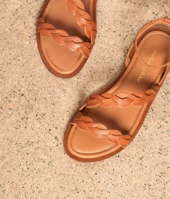 Femme Mellow Yellow Sandales-Sandales tressées cognac Selma