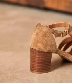 Femme Mellow Yellow Sandales, Mules|Escarpins-Sandales velours Justine