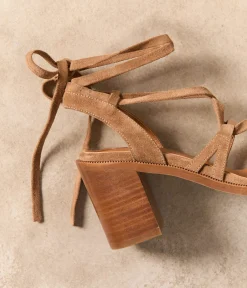 Femme Mellow Yellow Sandales-Sandales velours Leva