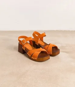 Femme Mellow Yellow Sandales-Sandales velours Naïs