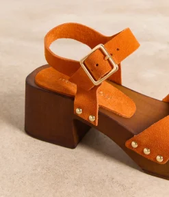 Femme Mellow Yellow Sandales-Sandales velours Naïs