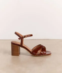 Femme Mellow Yellow Sandales, Mules-Sandales vernies Emanuela