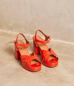 Femme Mellow Yellow Sandales-Sandales vernies Laure