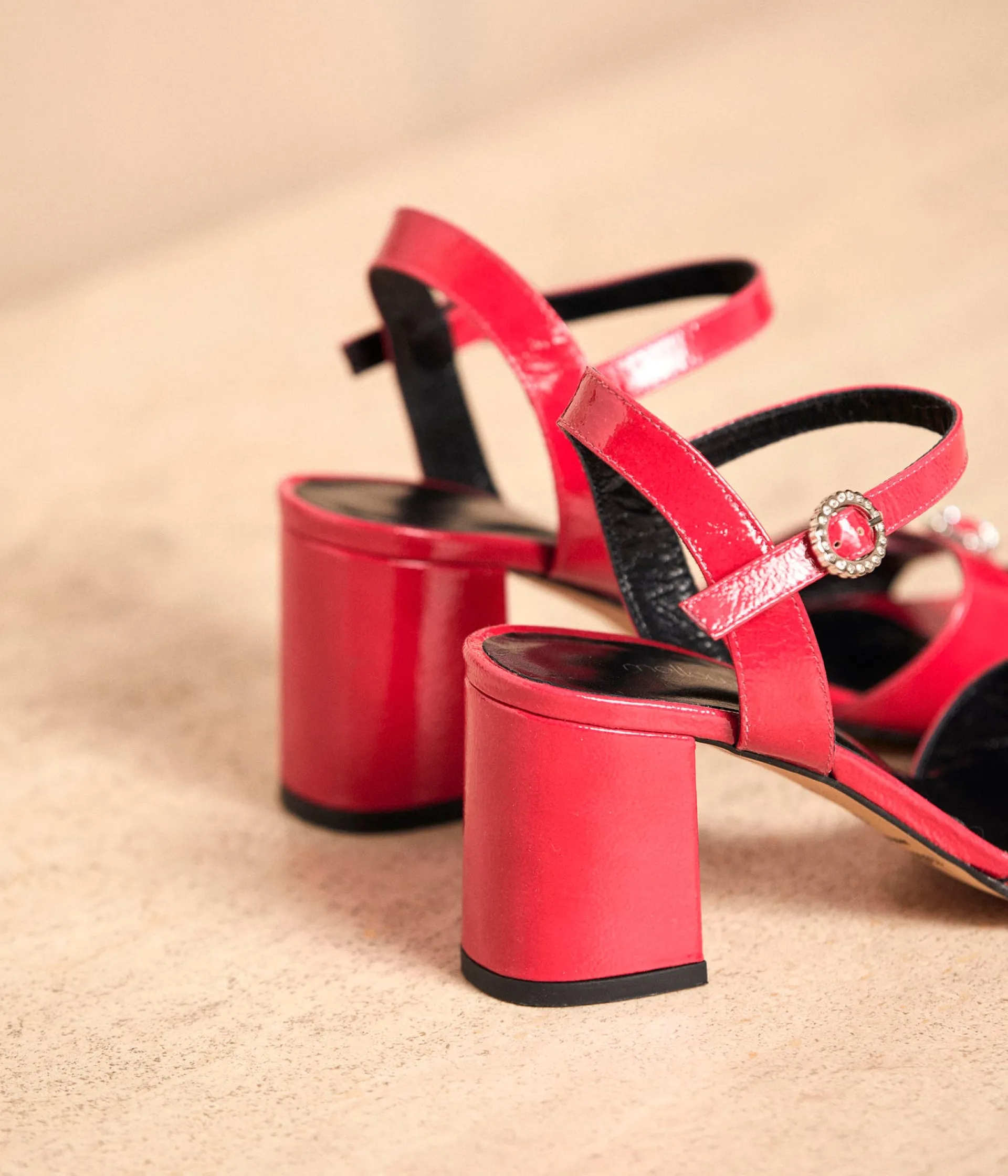 Femme Mellow Yellow Sandales-Sandales vernies s Denisa