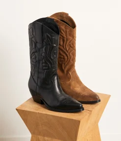 Femme Mellow Yellow Bottes-Santiags cuir Zély