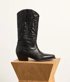 Femme Mellow Yellow Bottes-Santiags cuir Zély