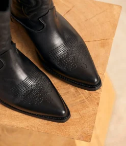 Femme Mellow Yellow Bottes-Santiags cuir Zély