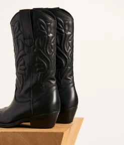 Femme Mellow Yellow Bottes-Santiags cuir Zély