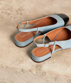 Femme Mellow Yellow Ballerines, Slingbacks-Slingbacks noir Georgia