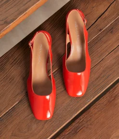 Femme Mellow Yellow Escarpins, Babies-Slingbacks orange Catalina