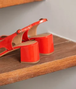 Femme Mellow Yellow Escarpins, Babies-Slingbacks orange Catalina