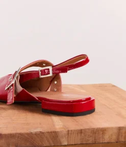 Femme Mellow Yellow Ballerines, Slingbacks-Slingbacks s vernies Mirabelle