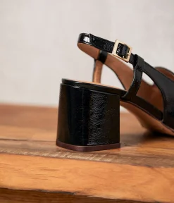 Femme Mellow Yellow Sandales-Slingbacks vernies es Devi